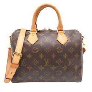 Louis Vuitton Speedy Bandouliere Boston Bag Monogram Brown